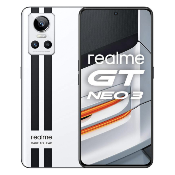 Realme GT Neo 3 5G 256GB/8GB RAM Sprint White Dual Sim Global Version