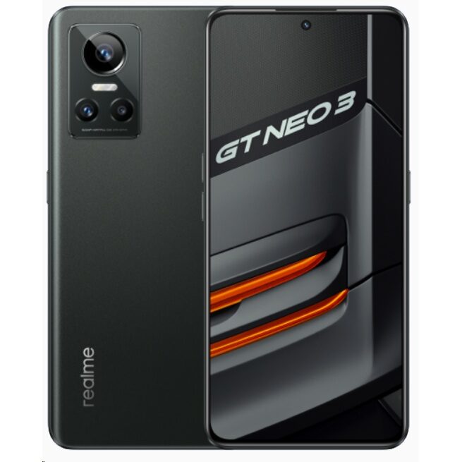 Realme GT Neo 3 5G 256GB/8GB RAM Asphalt Black Dual Sim Global Version