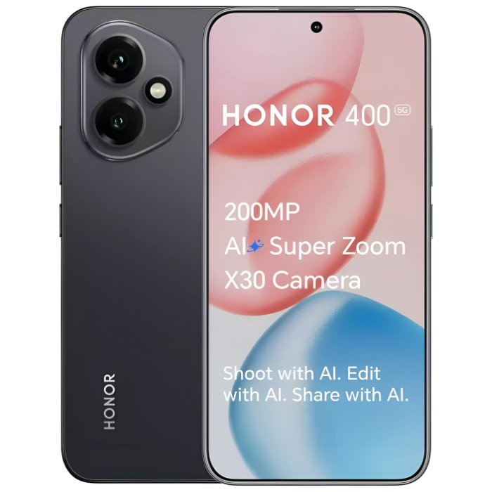 Honor 400 5G 256GB/12GB RAM Midnight Black Dual Sim Global Version