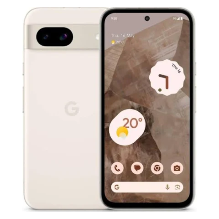 Google Pixel 8a 5G 128GB/8GB RAM Porcelain Dual Sim Global Version
