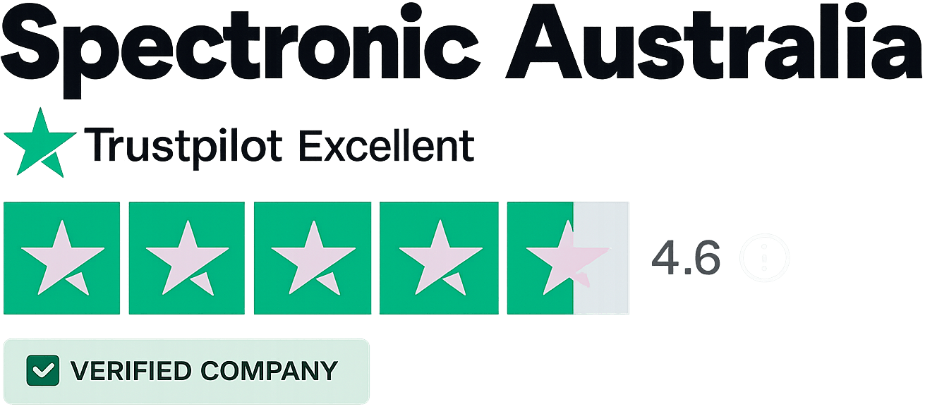 Spectronic Australia Trustpilot Rating Badge